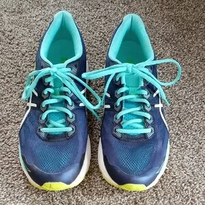 Asics GT 1000 Blue Teal Athletic Shoes